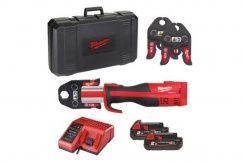картинка Аккумуляторный гидравлический инструмент для обжима труб MILWAUKEE M18 BLHPT-202C M-SET от компании Нова Механика